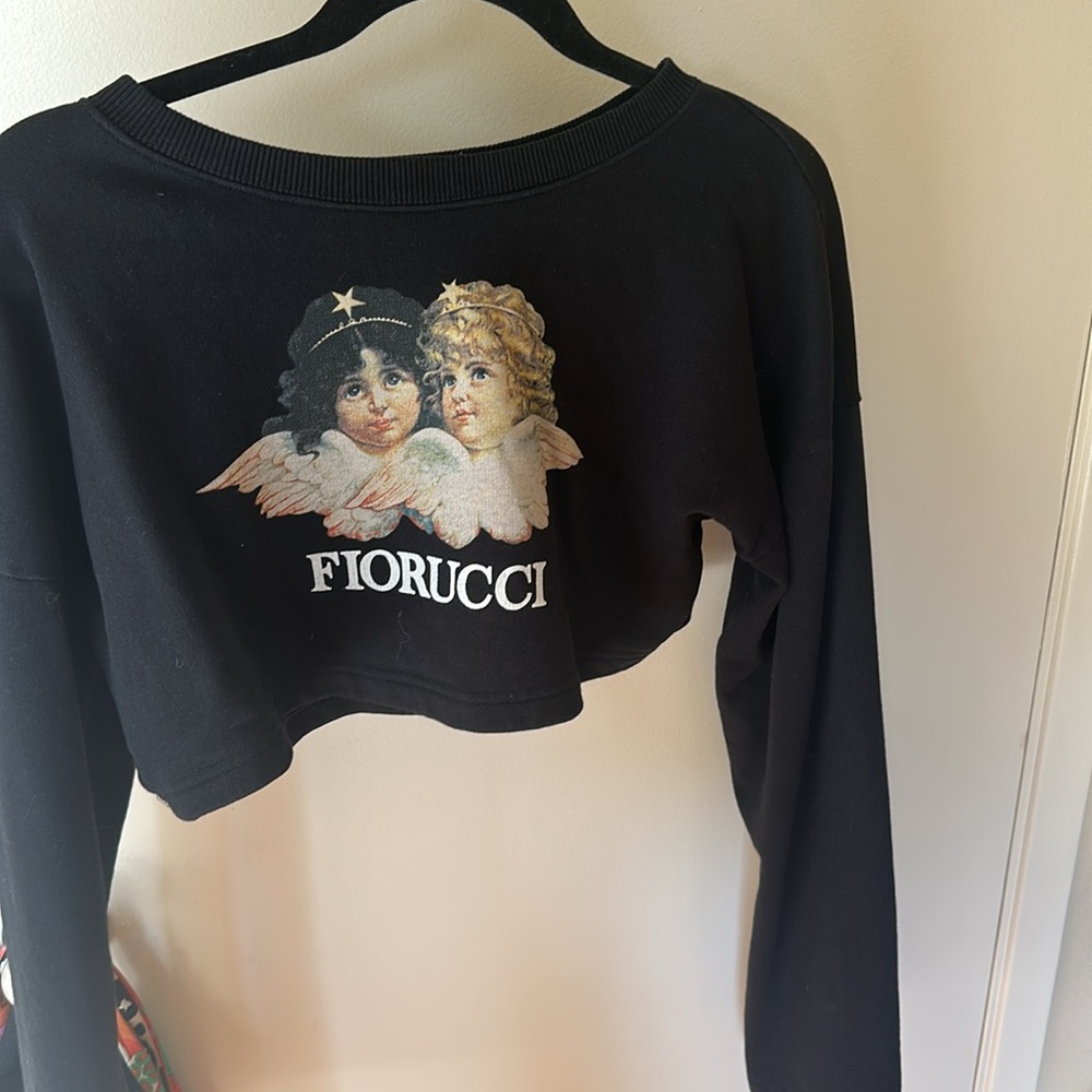 Fiorucci crop sweatshirt